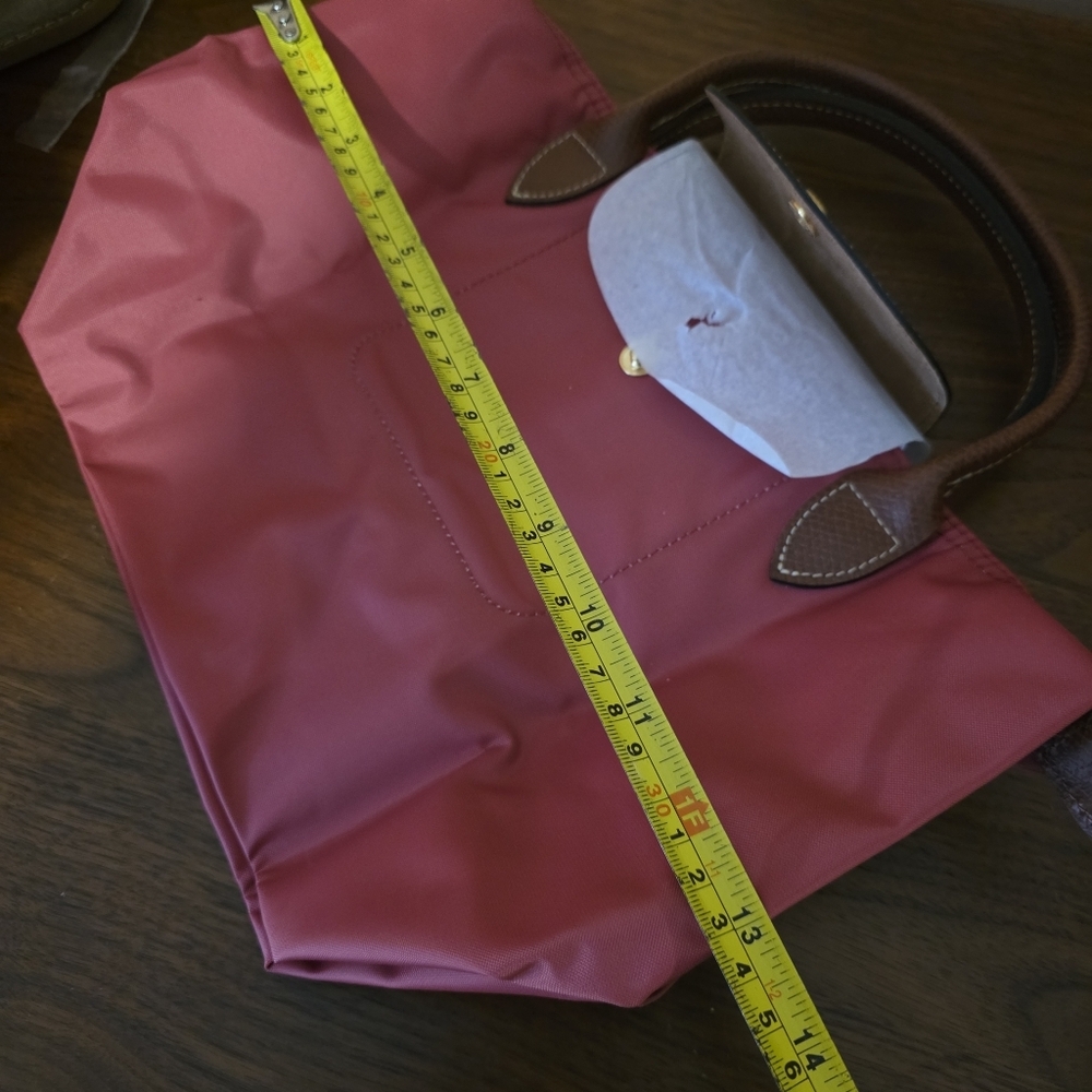 Longchamp Pink and Brown Tote Bag - Picture 8 of 11